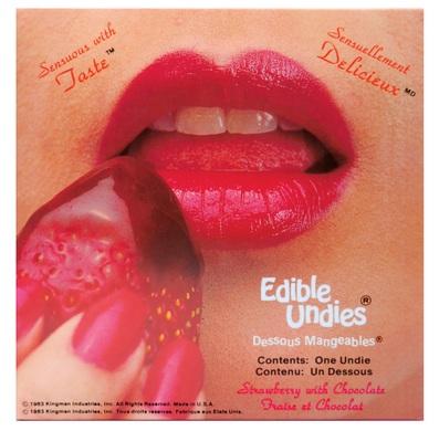 Edible Undies for Women - Straw-choc