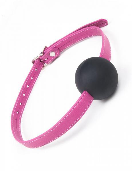 Joanna Angel Ball Gag Small Pink Black O-S