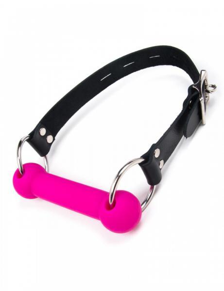 Joanna Angel Silicone Bit Gag Pink Black O-S