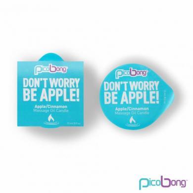 Pico Bong Massage Oil Candle Apple-Cinnamon