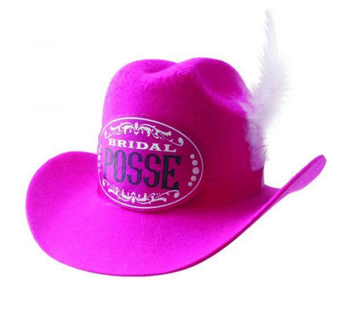 Gettin Hitched Mini Posse Hat Pink