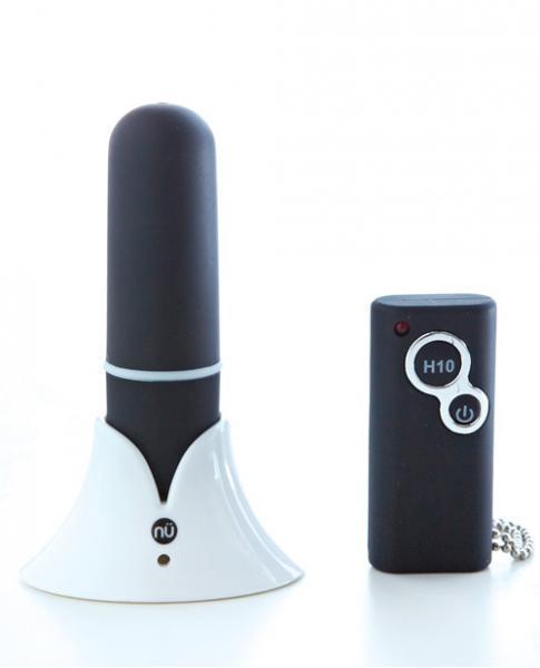 Sensuelle Rechargeable Remote Control 10 Function Bullet Black