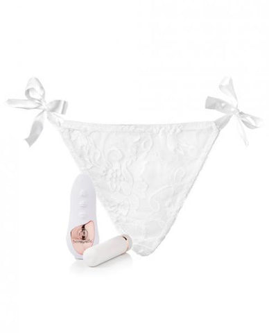 Sensuelle Pleasure Panty White Remote Control