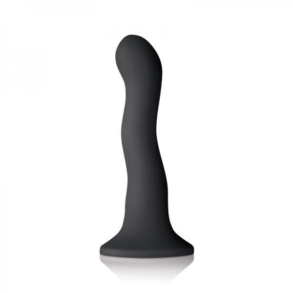 Shi Shi Ripple 6 inches Dildo Black