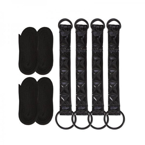 Sinful Bed Restraint Straps Black