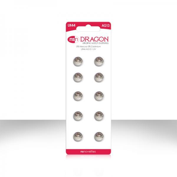 Dragon Alkaline Batteries LR44-AG13 10 Pack