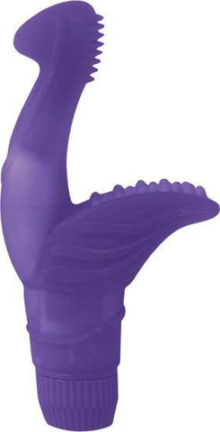 Clit Hugger G Spot Pleaser Purple Vibrator