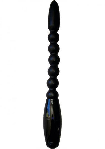 The Velvet Kiss Collection Joy Stick With Flexible Spine Waterproof 7 Inch - Black