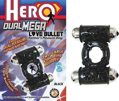 Hero Dual Mega Love Bullet Black