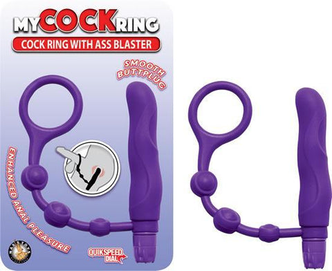 My Cockring With Ass Blaster Purple