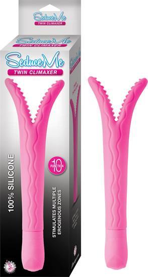 Seduce Me Twin Climaxer Pink Vibrator