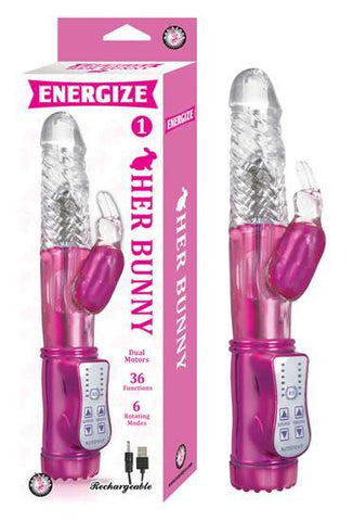 Energize Her Bunny 1 Pink Rabbit Vibrator