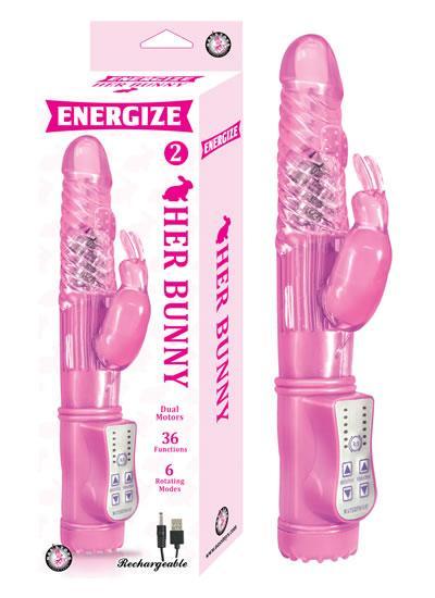 Energize Her Bunny 2 Pink Rabbit Vibrator