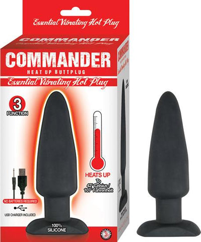 Commander Essential Vibrating Hot Plug Black