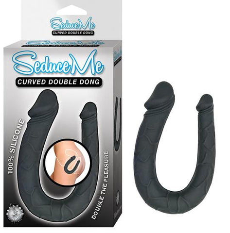 Seduce Me Curved Double Dong Black