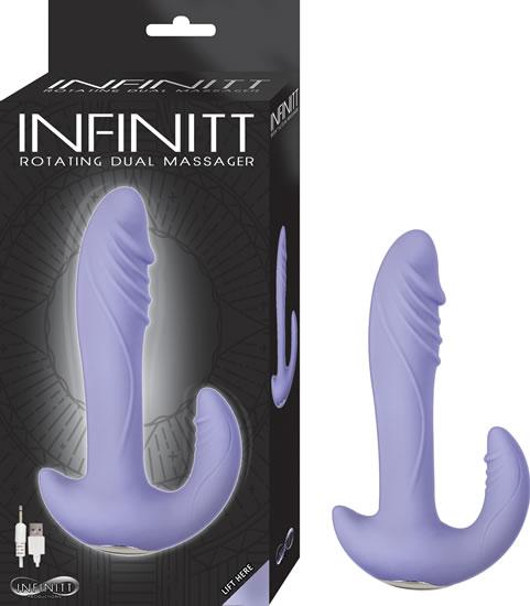 Infinitt Rotating Lavender Dual Massager