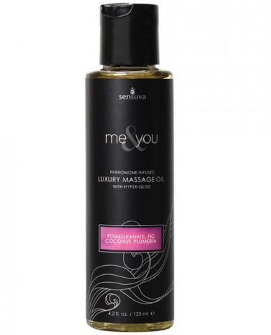 Me & You Massage Oil Pomegranate, Fig, Coconut, Plumeria 4.2oz