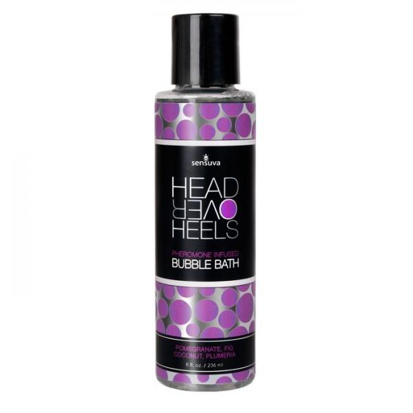 Head Over Heels Bubble Bath Pomegranate Fig Plumeria 8oz