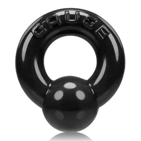 Gauge Cockring Oxballs Black