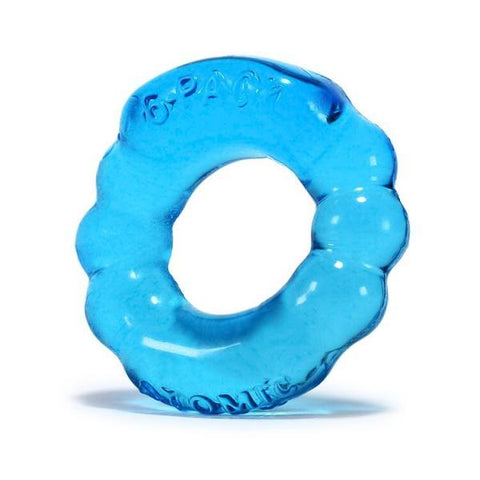 The Six Pack Cockring Ice Blue