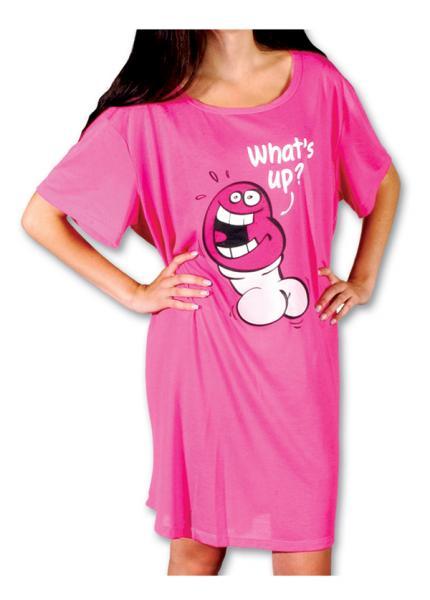 Pecker Sleepshirt Pink O-S