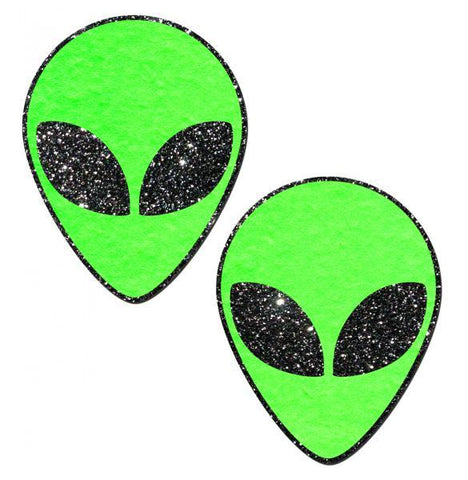 Alien Neon Green Pasties O-S