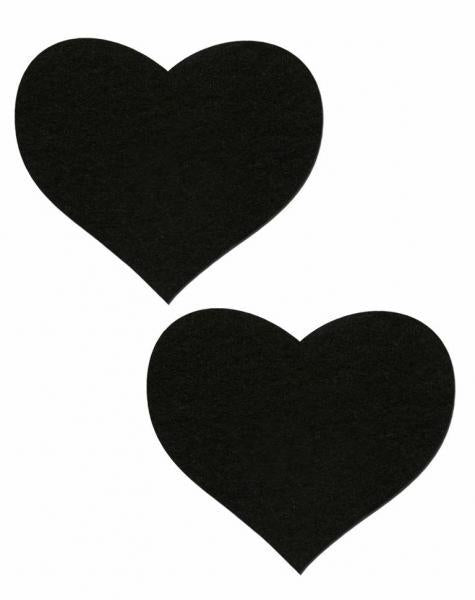 Heart Sweety Hearts Black Pasties O-S