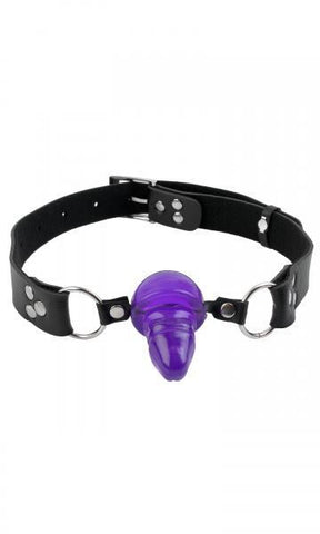 Penis Ball Gag Black O-S