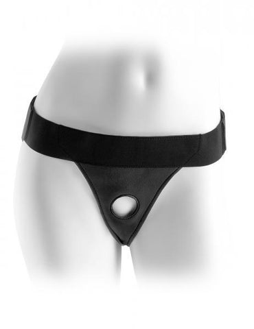 Fetish Fantasy Crotchless Harness Black O-S