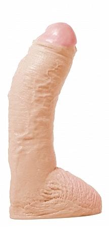 Basix Rubber Fat Boy 10 inches Dildo Beige