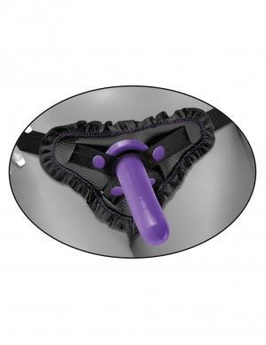 Dillio Purple Fancy Fit Harness Black O-S