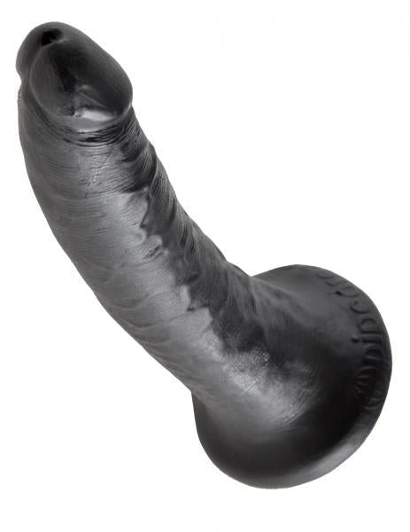 King Cock 7 Inch Dildo - Black