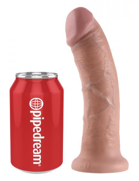 King Cock 8 Inches Dildo Beige