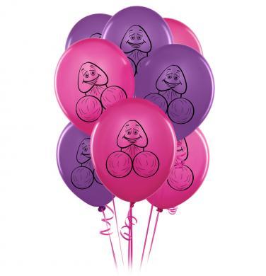Bachelorette Party Favors Pecker Balloons 8 Pieces