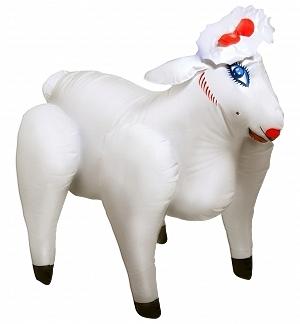 Lovin Lamb White Inflatable Party Sheep