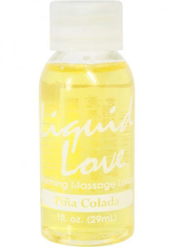 Liquid Love Warming Massage Lotion Pina Colada 1oz