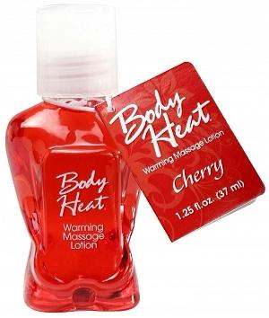 Body Heat Warming Massage Lotion Cherry 1.25oz.