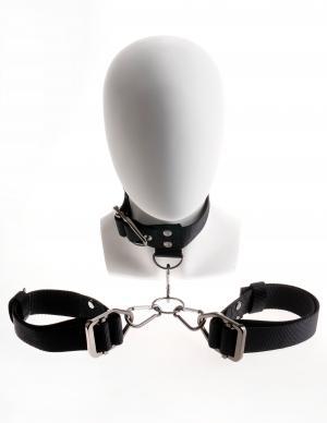 Sir Richard's Command Cuff & Collar Set Black