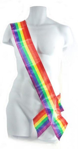 Gaysentials Rainbow Sash O-S