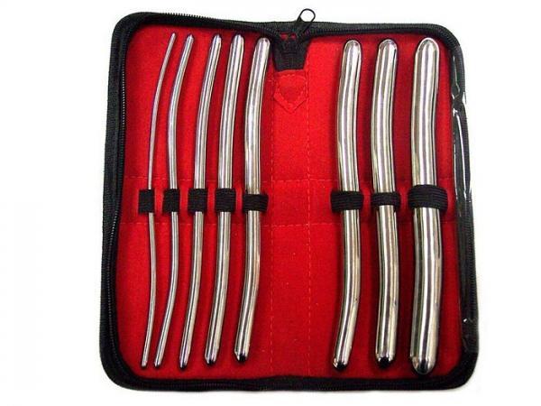 Rouge Stainless Steel Hegar 8 Piece Dilator Set