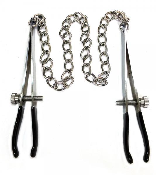 Rouge Stainless Steel Nipple Chain Clamp