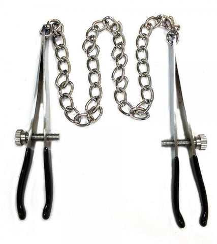 Rouge Stainless Steel Nipple Chain Clamp