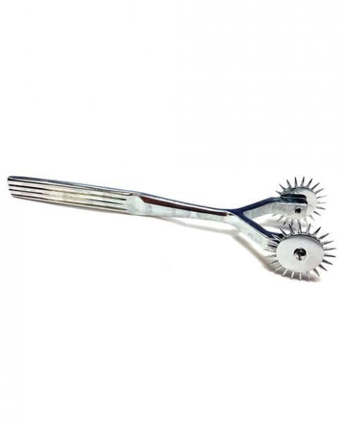 Rouge Two Prong Pinwheel Stainless Steel