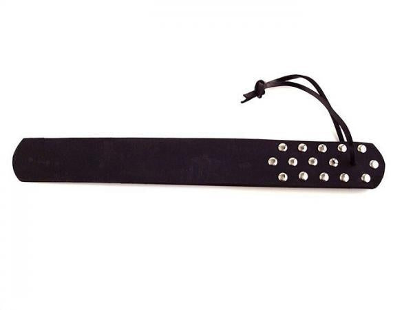 Rouge Leather Three Straps Paddle Black