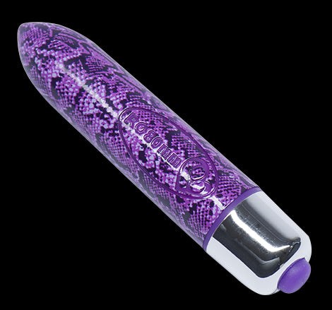 RO-80mm Color Bullet Vibrator Purple Python