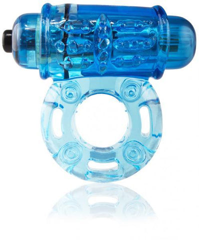 O Wow Vibrating Ring Blue