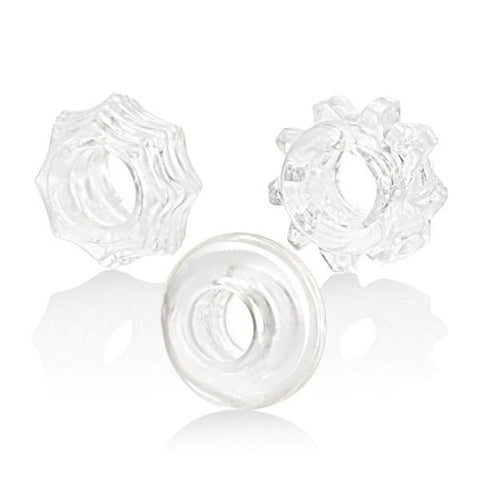 Reversible Ring Set Clear Pack Of 3