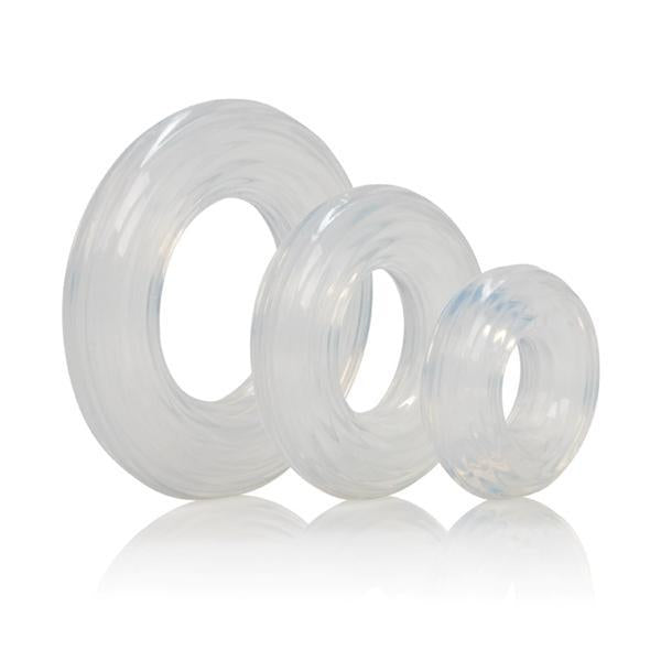 Premium Silicone Ring Set Clear