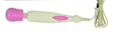 My Miracle Massager 2 Speed 120 Volt 10.5 inch White With Pink