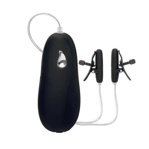 Nipple Teasers Vibrating & Heated Black